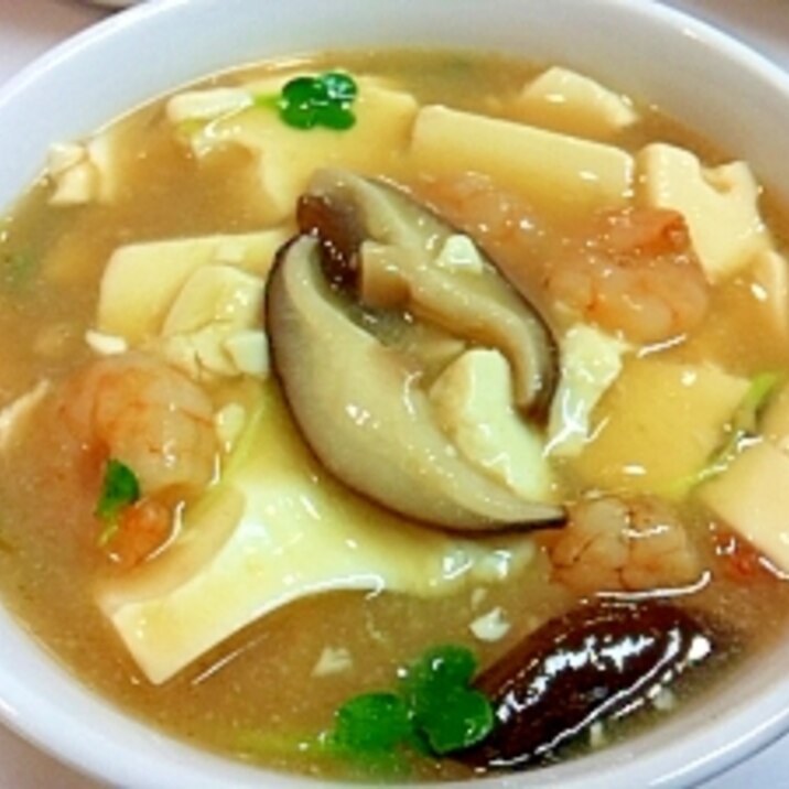 本格中華惣菜☆むき海老と豆腐の煮物